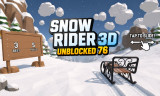 Snow Rider 3D Unblocked 76 background