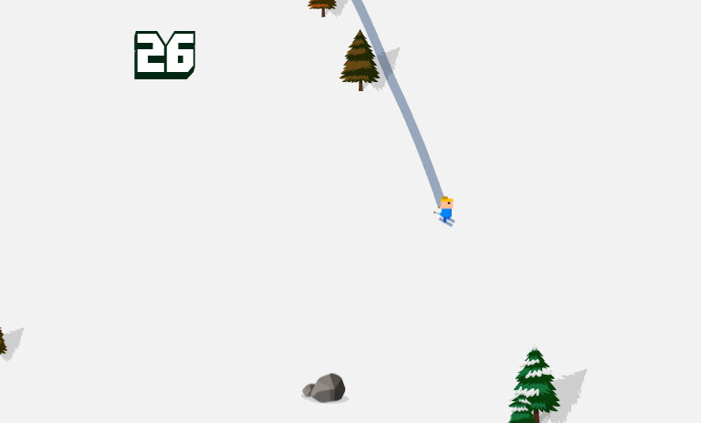 Skiing Downhill screenshot