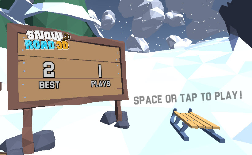 Snow Road 3D screenshot