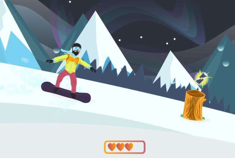 Snowboard Dash screenshot